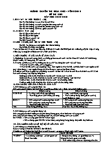 Hướng dẫn ôn thi giữa học kì II - Môn Sinh 9