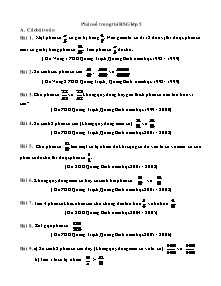 Phân số trong thi học sinh giỏi lớp 5
