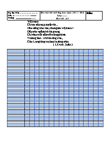 Bài thi viết chữ đẹp Lớp 2 - Năm học 2013-2014