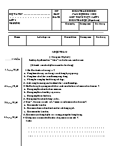 Đề kiểm tra cuối học kì I Tiếng việt, Toán Lớp 4 - Năm học 2013-2014 - Trường Tiểu học Tô Vĩnh Diện