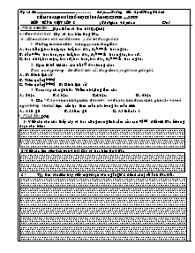 Đề kiểm tra cuối học kì II Tiếng việt Lớp 2 - Năm học 2008-2009 - Trường Tiểu học Đông Thành