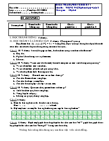 Đề kiểm tra định kì cuối học kì I Tiếng việt Khối 2 (Có đáp án) - Năm học 2012-2013