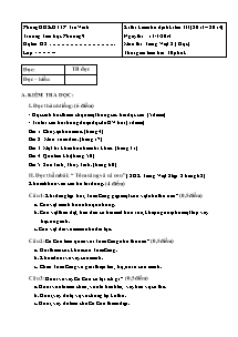 Đề kiểm tra định kì lần 3 Tiếng việt Lớp 2 - Năm học 2013-2014 - Trường Tiểu học Phường 9