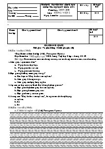 Đề kiểm tra giữa học kì I Tiếng việt Lớp 2 - Năm học 2009-2010 - Trường Tiểu học Nguyễn Công Sáu