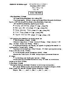 Đề kiểm tra học kì I Tiếng việt Lớp 3 (Phần Đọc) - Năm học 2013-2014 - Trường Tiểu học B Hòa Lạc