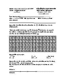 Đề kiểm tra học sinh giỏi Tiếng việt Lớp 2 - Năm học 2009-2010 - Trường Tiểu học Nam Sơn