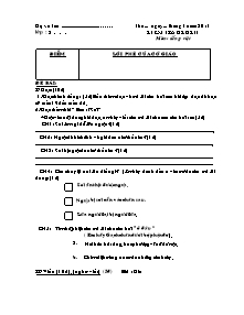 Đề thi định kì giữa học kì II Tiếng việt Lớp 2 - Năm học 2012-2013