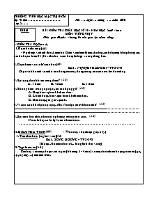 Đề thi giữa học kì II Tiếng việt, Toán Lớp 2 - Năm học 2009-2010 - Trường Tiểu học Mạc Thị Bưởi