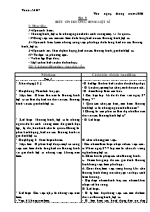 Giáo án Đạo đức Lớp 3 - Bài 8: Biết ơn thương binh liệt sĩ - Năm học 2006-2007