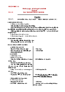 Giáo án Tổng hợp Lớp 2 - Tuần 18 - Năm học 2005-2006