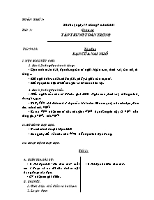 Giáo án Tổng hợp Lớp 2 - Tuần 3 - Năm học 2005-2006