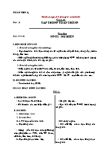 Giáo án Tổng hợp Lớp 2 - Tuần 8 - Năm học 2005-2006