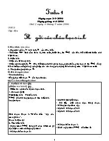 Giáo án Tổng hợp Lớp 5 - Tuần 1 - Năm học 2006-2007