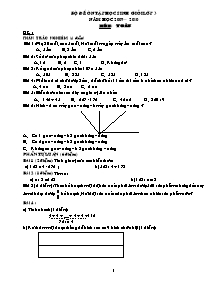 Bộ đề ôn tập thi học sinh giỏi môn Toán Lớp 3 - Năm học 2009-2010