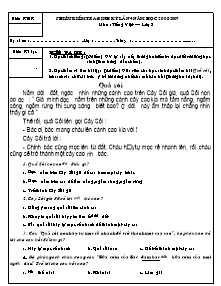 Đề kiểm tra định kì lần 4 Tiếng việt Lớp 2 - Năm học 2008-2009 (Có đáp án)