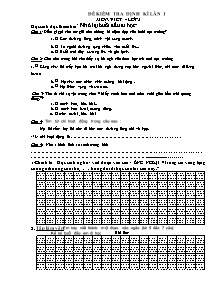 Đề kiểm tra giữa học kì I Toán, Tiếng việt Lớp 3 (Có đáp án) - Năm học 2013-2014