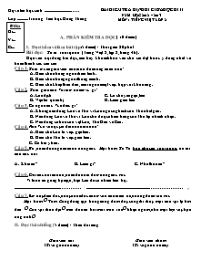 Đề kiểm tra giữa học kì II Tiếng việt Lớp 2 - Năm học 2012-2013 - Trường Tiểu học Hùng Thắng