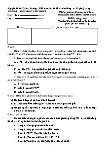 Đề kiểm tra học sinh giỏi Tiếng việt Lớp 3 - Nguyễn Xuân Tân