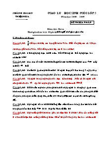 Đề thi giao lưu học sinh giỏi Toán Lớp 5 (Có đáp án) - Năm học 2008-2009 - Phòng GD&ĐT Thiệu Hóa