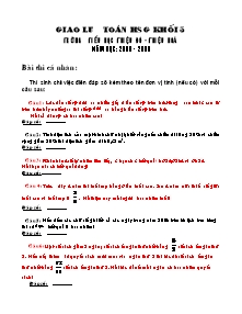 Đề thi giao lưu học sinh giỏi Toán Lớp 5 - Năm học 2008-2009 - Trường Tiểu học Thiệu Đô