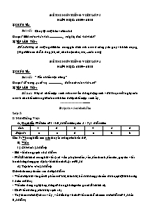 Đề thi học kì II Các môn Lớp 4,5 (Có đáp án) - Năm học 2009-2010