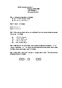 Đề thi học sinh giỏi môn Toán Lớp 3 - Đề số 1 - Năm học 2002-2003