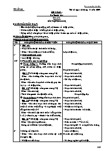 Giáo án buổi chiều Tổng hợp Lớp 5 - Tuần 13 - Năm học 2009-2010 - Lưu Văn Đởu