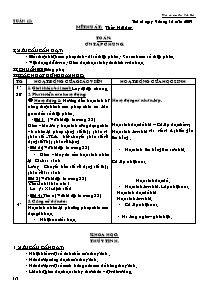 Giáo án buổi chiều Tổng hợp Lớp 5 - Tuần 15 - Năm học 2009-2010 - Lưu Văn Đởu