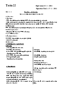 Giáo án Các môn Lớp 3 - Tuần 22 - Năm học 2010-2011