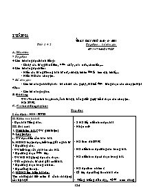 Giáo án Các môn Lớp 3 - Tuần 25 - Năm học 2010-2011