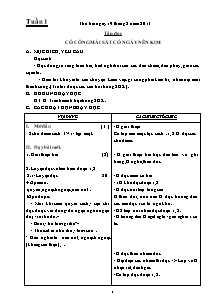 Giáo án Tiếng việt Lớp 2 - Tuần 1 - Năm học 2013-2014