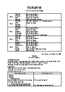 Giáo án Tổng hợp Lớp 2 - Tuần 18 - Năm học 2007-2008