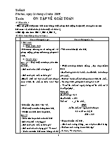 Giáo án Tổng hợp Lớp 2 - Tuần 18 - Năm học 2009-2010