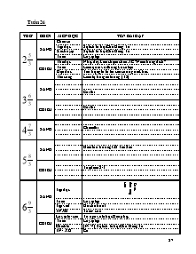 Giáo án Tổng hợp Lớp 3 - Tuần 26 - Năm học 2011-2012