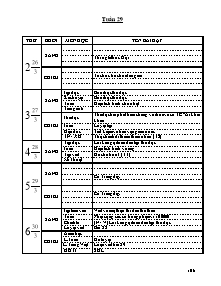 Giáo án Tổng hợp Lớp 3 - Tuần 29 - Năm học 2011-2012