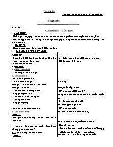 Giáo án Tổng hợp Lớp 4 - Tuần 15 - Năm học 2010-2011