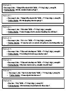 Phiếu kiểm tra Đọc Lớp 2 (Có đáp án)