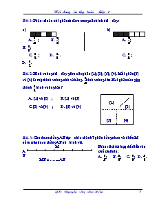 Bài tập ôn luyện kiểm tra cuối học kì II Toán Lớp 4 - Nguyễn Thị Thu Hiền