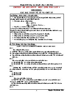 Chuyên đề Bồi dưỡng học sinh giỏi môn Toán Lớp 4 - Nguyễn Thị Khánh Vân