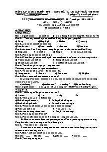 Đề dự thảo kiểm tra giữa học kì II Toán, Tiếng việt Lớp 4 - Năm học 2013-2014 - Trường Tiểu học Hóa An