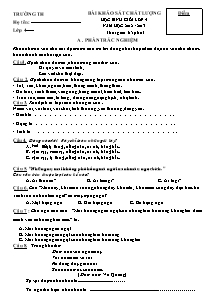 Đề khảo sát chất lượng học sinh giỏi Toán, Tiếng việt Lớp 4 - Năm học 2012-2013