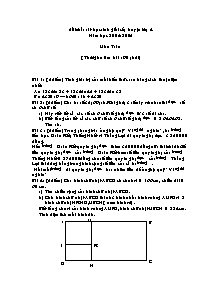 Đề khảo sát học sinh giỏi cấp huyện Toán Lớp 4 - Năm học 2004-2005