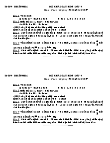 Đề khảo sát học sinh giỏi Toán Lớp 4 - Năm học 2009-2010 - Trường Tiểu học Lũng Hòa