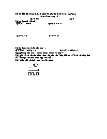 Đề kiểm tra chất lượng đầu năm Toán Lớp 4 - Năm học 2009-2010