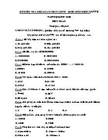 Đề kiểm tra chất lượng học sinh giỏi lần 1 Toán Lớp 4 - Năm học 2007-2008