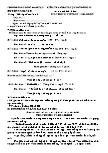 Đề kiểm tra cuối học kì II Tiếng việt Lớp 3 - Năm học 2009-2010 - Nguyễn Thị Thoa