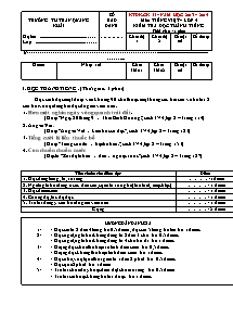 Đề kiểm tra cuối học kì II Tiếng việt Lớp 4 - Năm học 2013-2014 - Trương Tiểu học Trần Quang Khải