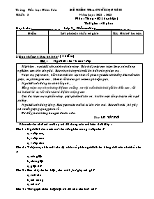 Đề kiểm tra cuối học kì II Toán, Tiếng việt Khối 3 - Năm học 2012-2013 - Trường Tiểu học Niêm Sơn