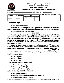 Đề kiểm tra cuối học kỳ II Tiếng việt Lớp 3 - Năm học 2009-2010 - Trường Tiểu học Hồng Quang