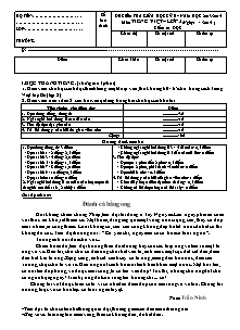 Đề kiểm tra giữa học kỳ II Tiếng việt Lớp 3 - Năm học 2013-2014